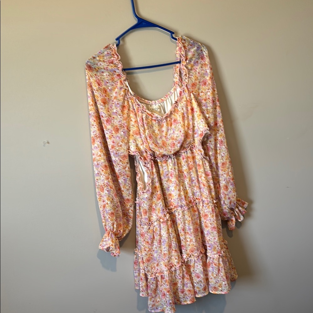 Floral Long Sleeve Dress